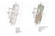 À esquerda planta do pavimento tipo; à direita, planta da cobertura / café<br />Desenhos dos autores 