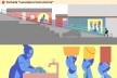 Rota do São Benedito, fachada da lavanderia comunitária, Vitória ES. Arquitetos Juliana Lisboa e Renato Pontello / Cidade Quintal<br />Imagem divulgação  [Acervo Cidade Quintal]