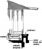  Baker House, de F.L. Wright, corte de pele [ENARCH. Architettura biclimatica. Roma: de Luca, 1983, p. 54]