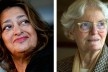 Arquiteta Zaha Hadid, ganhadora do Prêmio Pritzker de 2004; Denise Scott Brown, sócia e esposa de Robert Venturi, que ganhou sozinho o Prêmio Pritzker de 1991
<br />Foto divulgação  [Website Pritzker Architecture Prize / Wikimedia Commons]