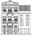 Sobrados da Rua Vigário Tenório: fachada [Locus Arquitetura]