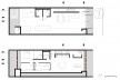 Casa-ateliê da Vila Charlote, plantas pavimento térreo e superior, Presidente Prudente SP, arquiteta Cristiana Pasquini<br />Imagem divulgação 