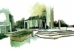 Perspectiva da praça<br />Imagem dos autores do projeto 