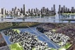 Volumetria e vista geral da área<br />Imagem dos autores do projeto 