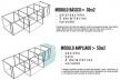 O módulo básico de habitação popular cumpre seu papel de abrigar uma família média. Mesmo sendo uma casa pequena é possível fazer uma casa de 3 dormitórios com varanda unificada ao espaço sala/cozinha. O módulo ampliado recebe um anexo equivalente a mais <br />Imagem dos autores do projeto 