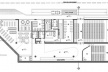 Subsolo (biblioteca, produção de material de ensino, recepção, controle e bibliotecária, átrio, copa dos funcionários, vestiário feminino, vestiário masculino, manutenção, almoxarifado, auditório, almoxarifado áudio-visual, cinema)<br />Imagem dos autores do projeto 
