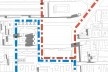 Complexo habitacional e cultural Júlio Prestes, São Paulo, arquitetos Mario Biselli e Arthur Katchborian<br />Diagrama 08: perímetros 