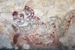 Teotihuacán, pintura do jaguar na parede do Palácio Quetzalpapalotl, México<br />Foto Victor Hugo Mori 