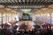 Palau de la Musica de Barcelona, arquiteto Domènech i Montaner<br />Fotomontagem Victor Hugo Mori, 2014 