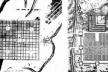 À esquerda, traçado de Luiz Díez Navarro para Nova Guatemala, 1776. À direita, plano de Cusco na época da conquista espanhola [GUTIERREZ, Ramón. Arquitectura y urbanismo en Iberoamerica. Madrid, Arte Cátedra, 1992]