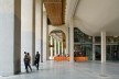 Museu do Futebol, acesso dos torcedores e entrada do museu ao fundo, 2008. Arquiteto Mauro Munhoz<br />Foto Nelson Kon 