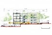 Proposta bairro urbano + produção agrícola, corte do edifício habitacional. Roney Pessoa, FAU PUC-Campinas<br />2º lugar 