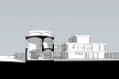 Casas Jaoul, corte, Neully-sur-Seine, Paris, França, 1951-56. Arquiteto Le Corbusier<br />Modelo tridimensional Lucas Kirchner/Imagem Edson Mahfuz 