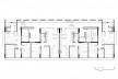 Planta torre ampliada, conjunto habitacional do Jardim Edite<br />Desenho MMBB & H+F 