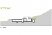Sede da Fundação Iberê Camargo, corte C. Arquiteto Álvaro Siza, 2008<br />Desenho escritório 