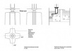 Detalhe construtivo Edifício Run Bacardi, Mies Van der Rohe, 1957, Cuba. Desenhos realizados por José Ma. Pellejero, Luis López [Història en Obres. portal d'història de l'arquitectura moderna. n. 01/2007]