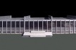 Crown Hall, Mies Van der Rohe (1950-1969, Chicago). Maquete realizada por Anna Rendé, Aida Fuster e Miquel Puigbert Badosa [Història en Obres. portal d'història de l'arquitectura moderna, n. 01/2007]