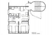 Projeto alternativo para o programa “Minha Casa, Minha Vida”, planta da unidade. Arquiteto João Filgueiras Lima, Lelé<br />Imagem divulgação 
