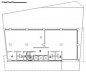 Edifício Renata Sampaio Ferreira, planta nível intermediário: 1. escritório / salas; 2. hall; 3. W.C.; 4. copa; 5. depósito / despensa
