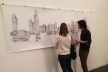 “Architettura del Disegno”, Galleria Srisa, detalhe “Copanização”, sala 1, Florença, 2013. <br />Foto Zeuler Lima 