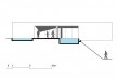 Bar/pool/gallery, longitudinal section. BCMF arquitetos + MACh arquitetos