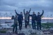 Memorial aos migrantes, Elea 2018, Colônia do Sacramento, Uruguai. Coletivo Arrabal<br />Foto Eleazar Cuadros 