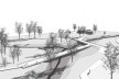 Perspectiva: novas vias de transposição<br />Imagem dos autores do projeto 