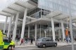 O embasamento da torre de Piano na sua articulação com a estação da ferrovia London Bridge<br />foto Roberto Segre 