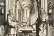 Duplo retrato de Albrecht Dürer, detalhe, gravura de Lucas Kilian, c.1628<br />Imagen divulgación 