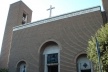 Fachada principal da Igreja Cristo Rei, arquiteto Marcello Piacentini, 1924-34<br />Foto Karina Kodaira 