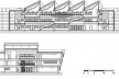 Biblioteca, cortes longitudinal e transversal<br />Imagem dos autores do projeto 