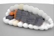 Maquete de estudo - corte transversal
 <br />Imagem dos autores do projeto 