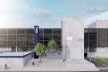 Sesc Limeira, vista frontal, 2017. Arquitetos Alvaro Puntoni, João Sodré, José Paulo Gouvêa e Pedro Mendes da Rocha / Grupo SP + JPG.ARQ + Pedro Mendes da Rocha