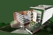 Perspectiva explodida<br />Imagem do autor do projeto 