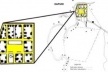 Planta da cidade de Xapuri, idealizada por Gastão Lobão, 1903<br />Montagem baseada no mapa do IBGE, 1987 