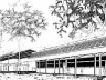 Campus da Universidade do Amazonas. Severiano Porto.  [Revista Projeto 83, jan. 1986, p. 50.]