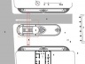 Imagem 06 – Planta. 1. Praça do Patriarc; 2. Rua São Bento; 3. Rua Líbero Badaró; 4. Estacionamento; 5. Acesso Galeria Prestes Maia; 6. Igreja de Santo Antônio; 7. Unibanco; 8. Ceschiatti