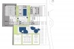 Concurso de Propostas Arquitetônicas para o SESC Guarulhos, planta nível 600. Escritório Biselli & Katchborian<br />Desenho divulgação 