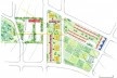 Proposta bairro urbano + produção agrícola, implantação da proposta. Roney Pessoa, FAU PUC-Campinas<br />2º lugar 
