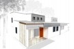 Casa Escalonada.Concurso Habitação para Todos CDHU.Casas escalonadas-Menção honrosa.<br />Autores do projeto  [escritorio premiado]
