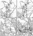 1.1 Esquema gráfico de etapas crescimento urbano da Luz Fonte: CESAR, R. C, FRANCO, L. R. C., BRUNA, P. J. V, 1977