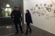 “Architettura del Disegno”, Galleria Srisa, desenho-instalação “Cornucópia”, sala 3, Florença, 2013. <br />Foto Zeuler Lima 