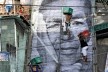 Morro da Providência (detalhe), Série “Inside out”, obra do artista e fotógrafo francês JR, 2008<br />Foto JR  [<i>Guerra dos lugares</i>, p. 256]