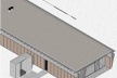 Casa Bunshaft - isométrica. Desenho do autor