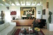  	 O estar da Casa Bunshaft<br />Foto: Adam Bartos 