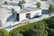 Projeto do Centro Comercial Santa Rita de Cássia<br />Fonte Boldarini Arquitetos Associados 