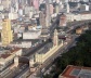 Vista aérea de São Paulo: Estação da Luz e Parque da Luz, com Pinacoteca do Estado
<br />Foto Geraldo Nunes 