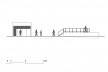 Bar/pool/gallery, north façade. BCMF arquitetos + MACh arquitetos