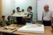 Oficina de Modelos, 21 de fevereiro, manhã, alunos apresentam o processo de trabalho<br />Foto Abilio Guerra 