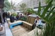 Parklet Padre João Manuel. Zoom, Contain It, H2C e Superlimão<br />Foto Sissy Eiko 